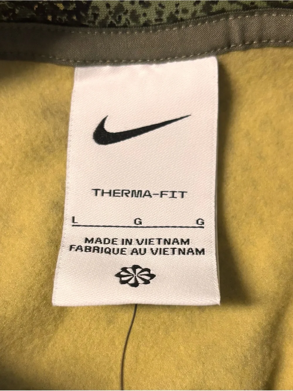 Nike Therma-FIT Men’s Camo Fleece Training Pullover Hoodie NWT Size Large
